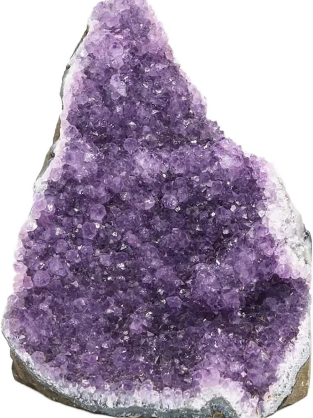 Natural Amethyst Crystal Cluster Geode - Light Purple Quartz, 2-3 lbs Healing